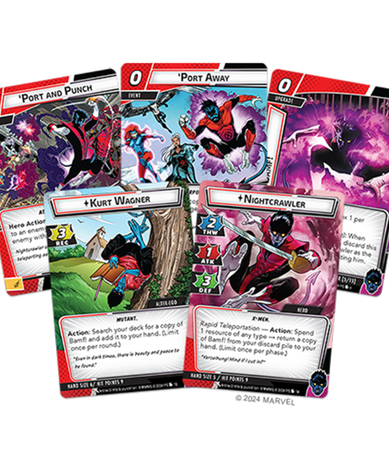 Fantasy Flight Games - FFG Marvel Champions: The Card Game - Nightcrawler Hero Pack