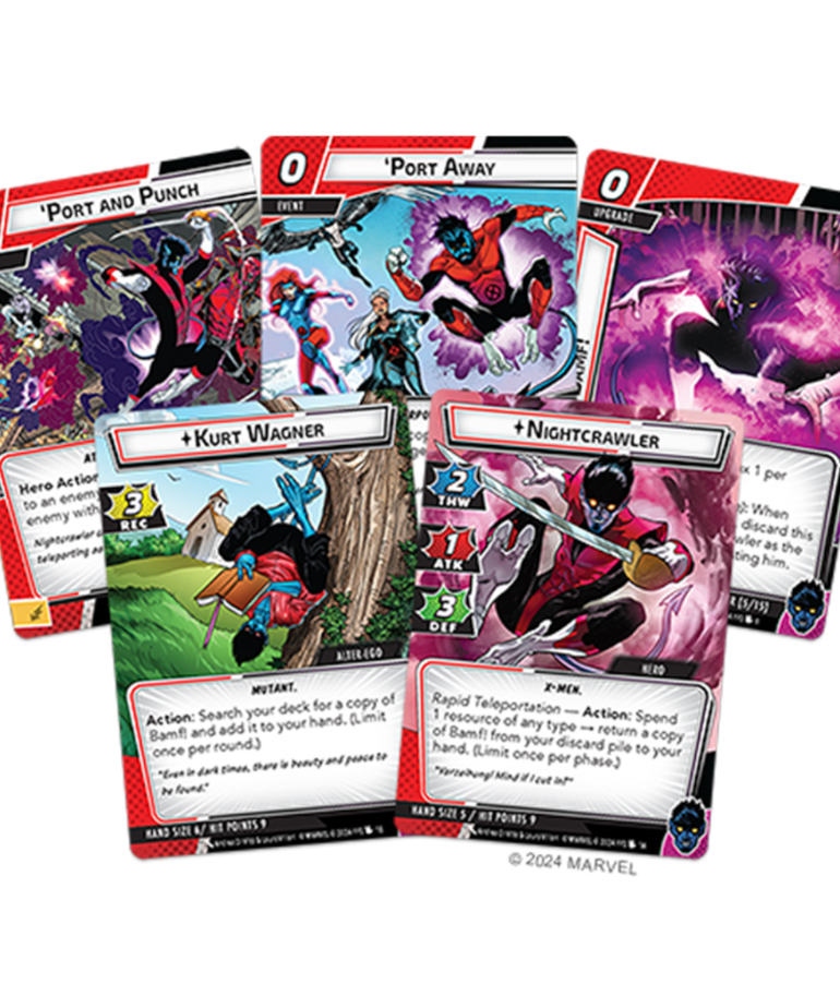 Fantasy Flight Games - FFG PRESALE Marvel Champions: The Card Game - Nightcrawler Hero Pack 09/20/2024