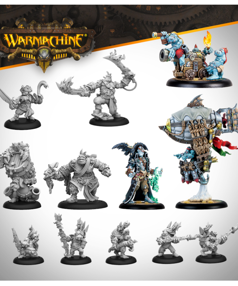 Steamforged Games LTD - STE Warmachine - Southern Kriels Brineblood Marauders Auxiliary Expansion