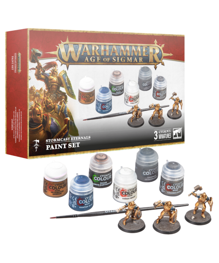 Games Workshop - GAW Warhammer: Age of Sigmar - Stormcast Eternals Paint Set