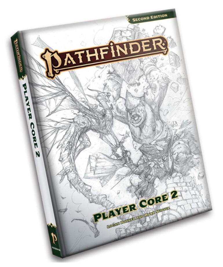 Paizo, Inc. - PZO Pathfinder 2E - Player Core 2 Sketch Cover