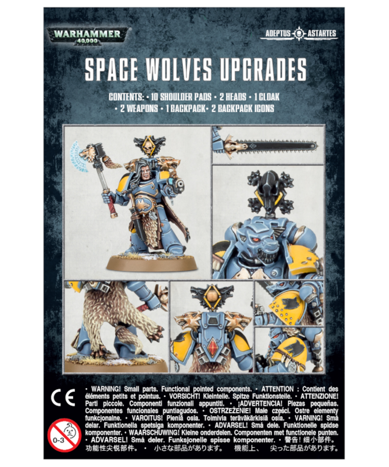 Games Workshop - GAW Warhammer 40K - Space Wolves - Primaris Upgrades