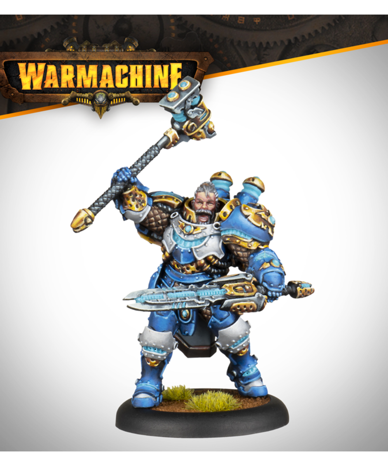 Steamforged Games LTD - STE Warmachine: MKIV - Cygnar Storm Legion - Major Anson Wolfe - Warcaster