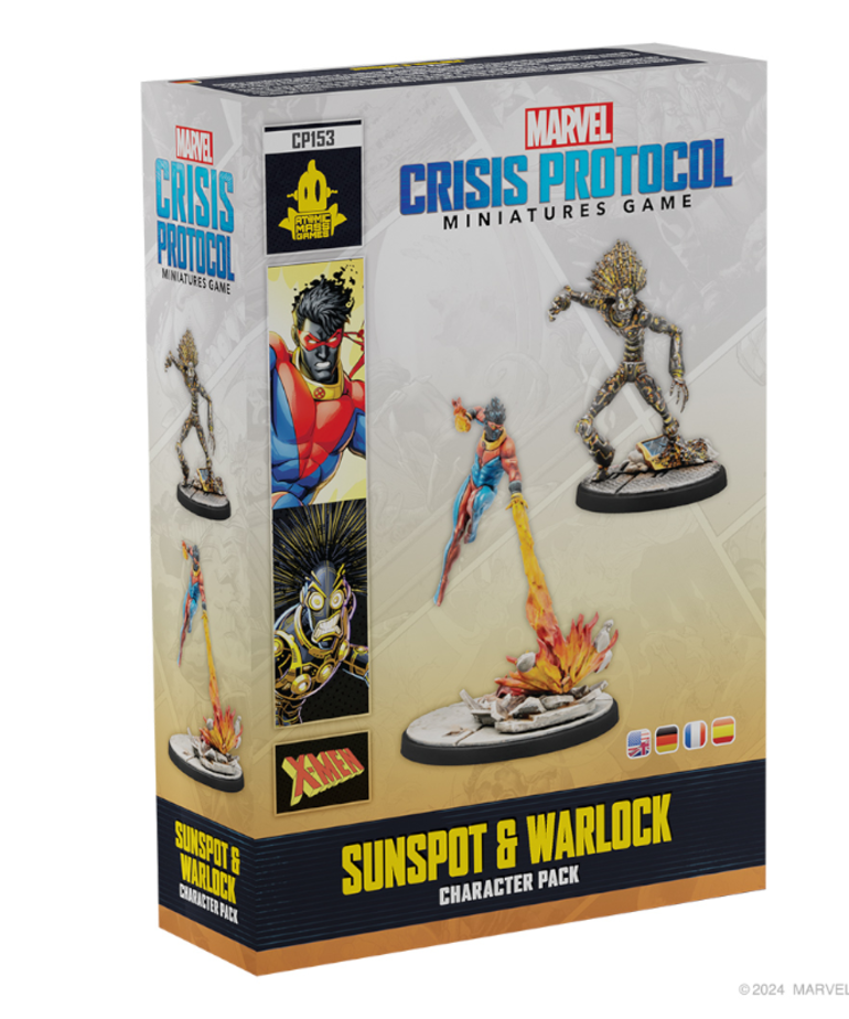 Atomic Mass Games - AMG Marvel: Crisis Protocol - Sunspot & Warlock Character Pack