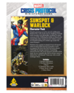 Atomic Mass Games - AMG Marvel: Crisis Protocol - Sunspot & Warlock Character Pack