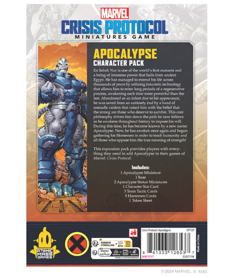 Atomic Mass Games - AMG Marvel: Crisis Protocol - Apocalypse Character Pack