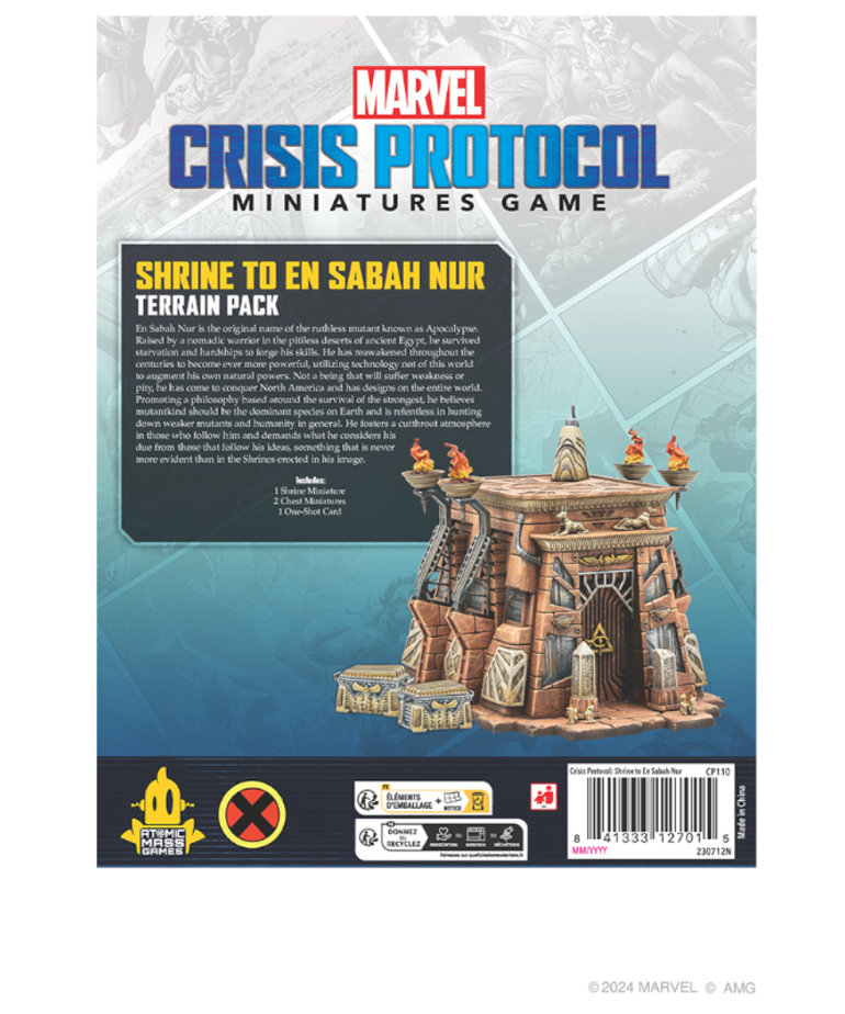 Atomic Mass Games - AMG PRESALE Marvel: Crisis Protocol - Shrine to En Sabah Nur Terrain Pack 09/27/2024