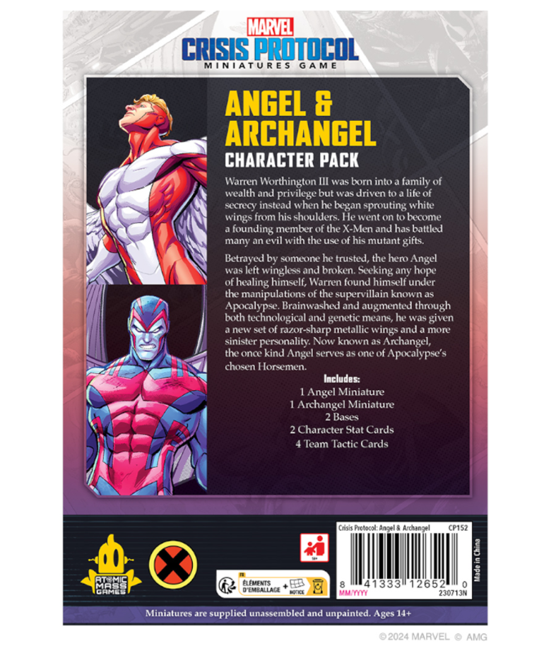 Atomic Mass Games - AMG Marvel: Crisis Protocol - Angel & Archangel Character Pack