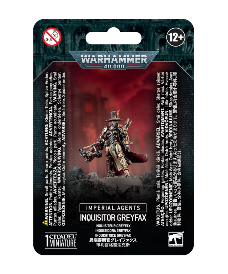 Games Workshop - GAW Warhammer 40K - Imperial Agents - Inquisitor Greyfax