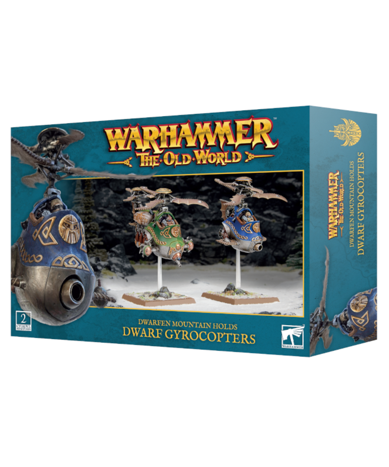 Games Workshop - GAW Warhammer: The Old World - Dwarfen Mountain Holds - Gyrocopters & Gyrobombers