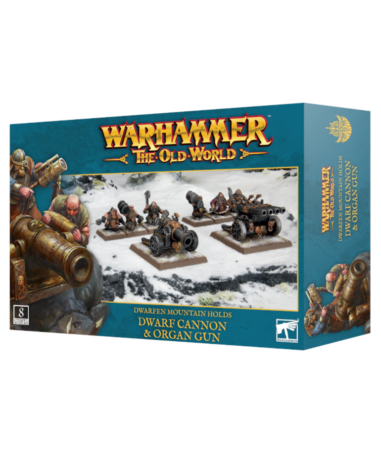 Games Workshop - GAW Warhammer: The Old World - Dwarfen Mountain Holds - Dwarf Cannon & Organ Gun