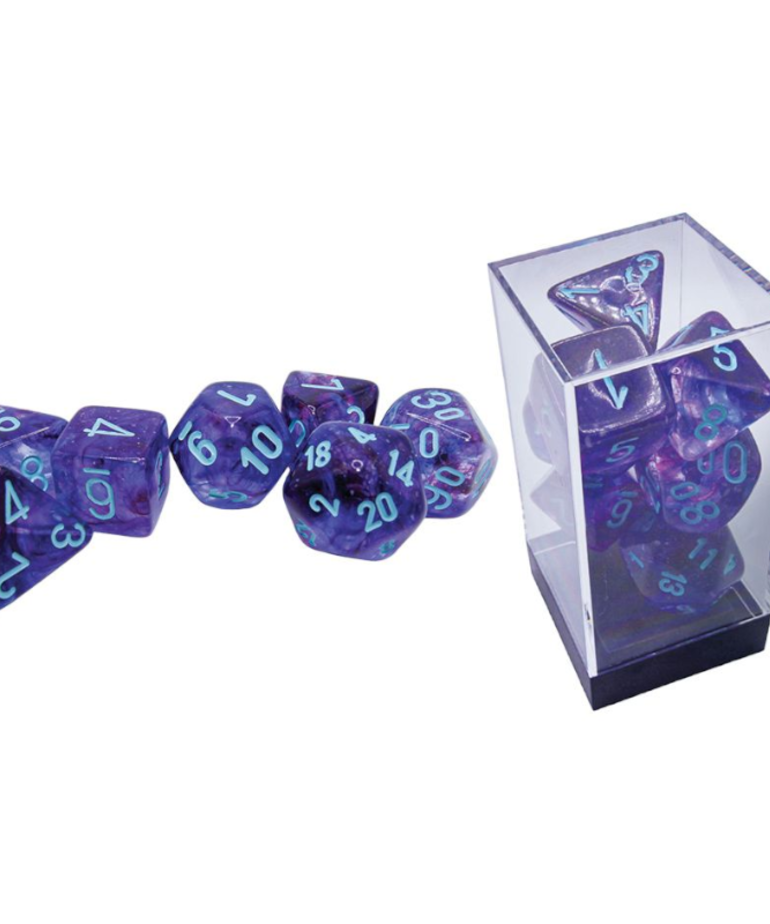 Chessex - CHX Chessex - 7-Set Mega Hedrals - Nebula Nocturnal/Teal