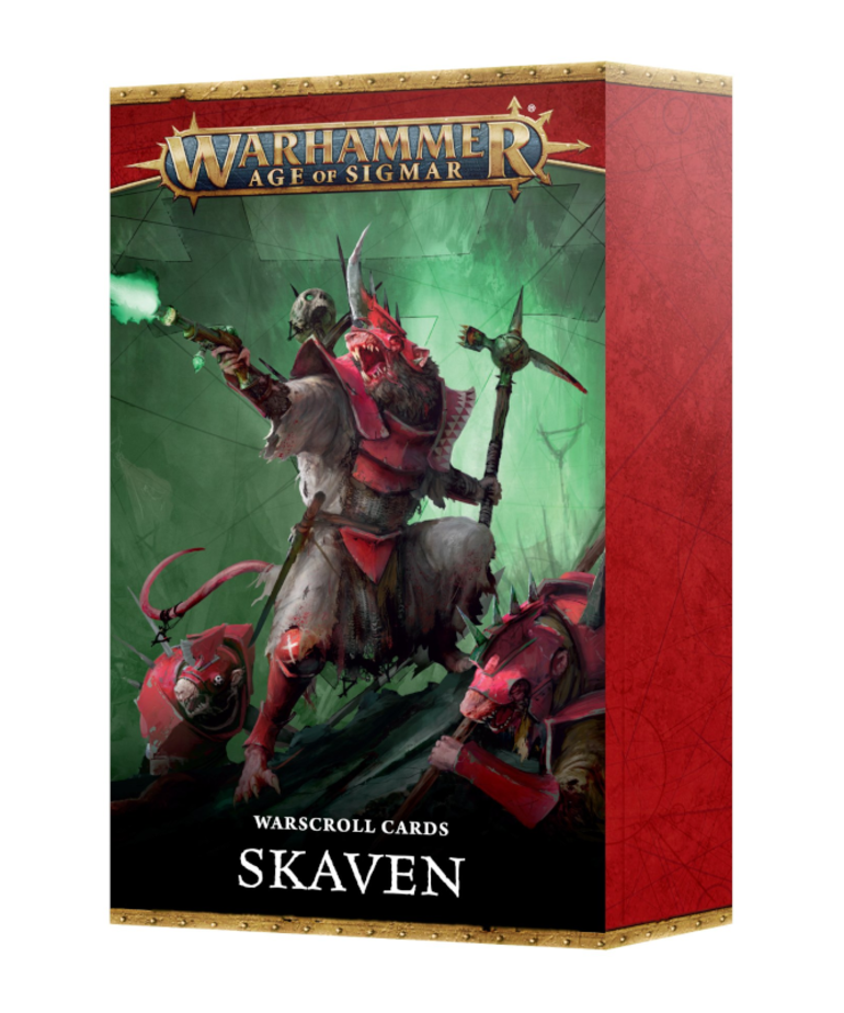 Games Workshop - GAW PRESALE Warhammer: Age of Sigmar - Warscroll Cards - Skaven 09/21/2024