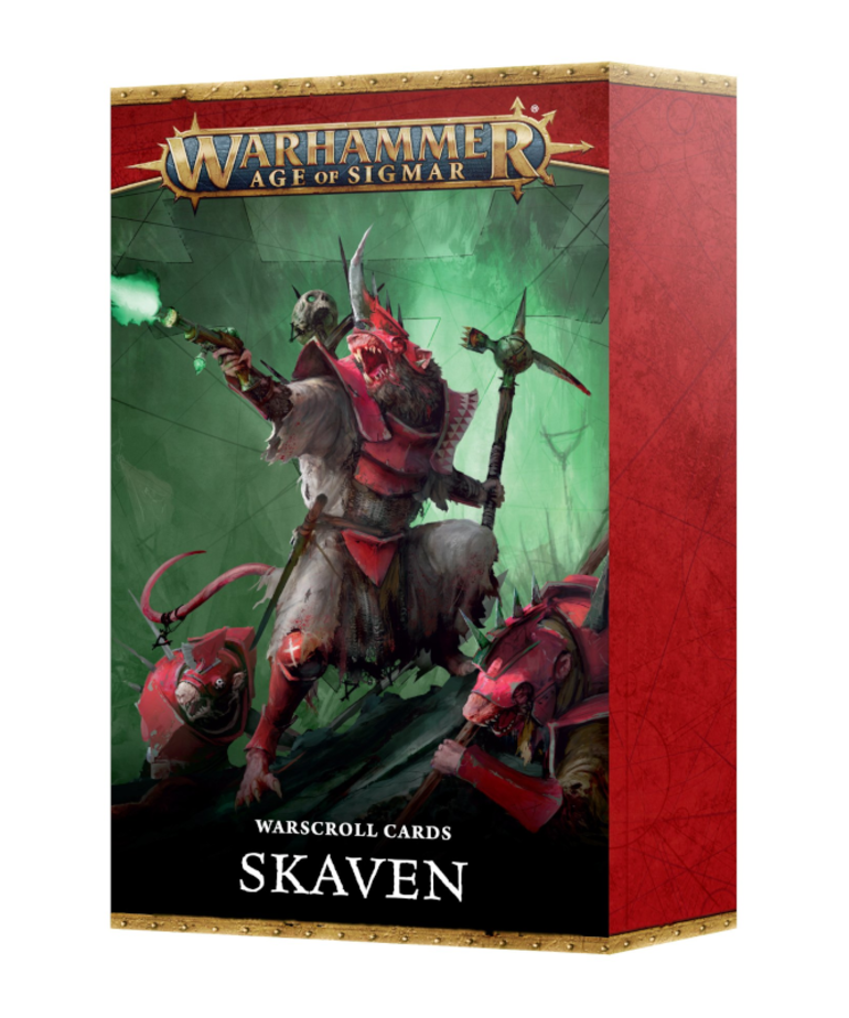 Games Workshop - GAW Warhammer: Age of Sigmar - Warscroll Cards - Skaven