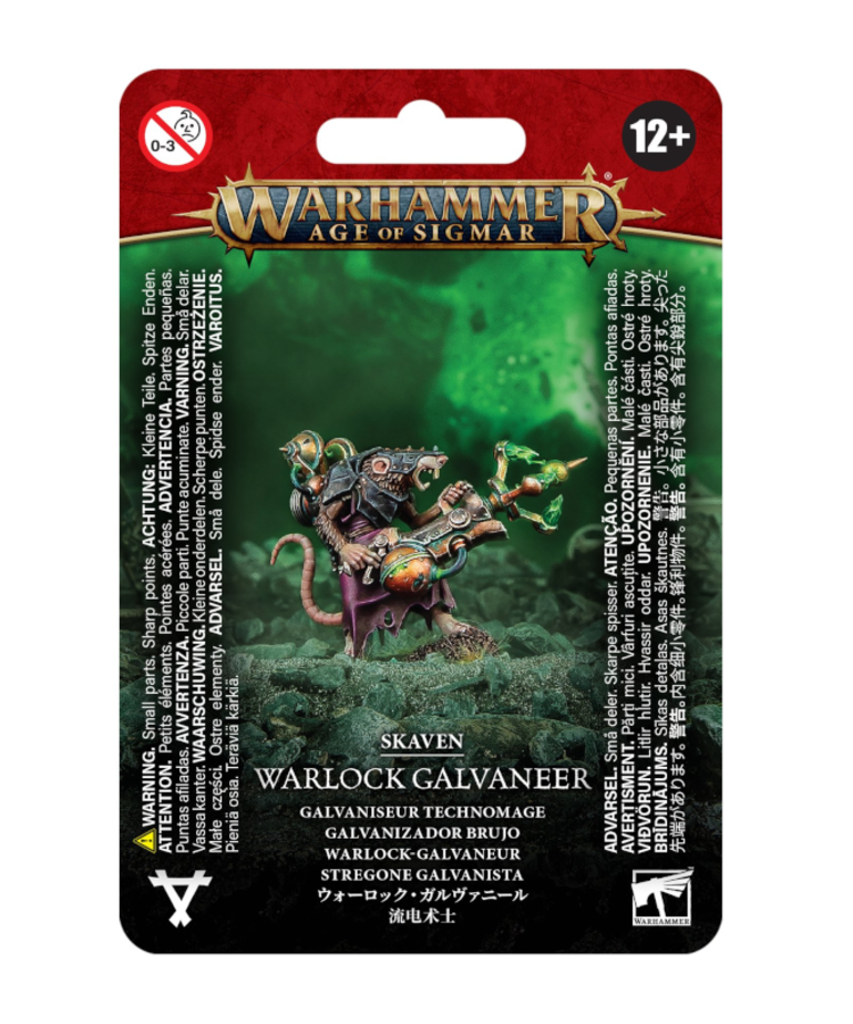 Games Workshop - GAW Warhammer: Age of Sigmar - Skaven - Warlock Galvaneer