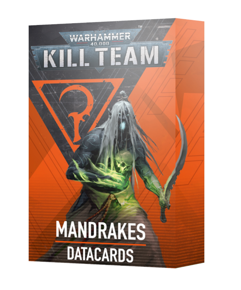 Games Workshop - GAW PRESALE Warhammer 40K: Kill Team - Datacards: Mandrakes 10/05/2024