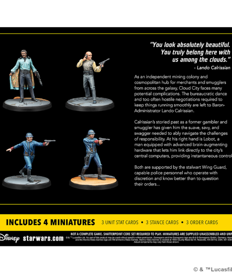 Atomic Mass Games - AMG Star Wars: Shatterpoint - What Have We Here - Lando Calrissian Squad Pack