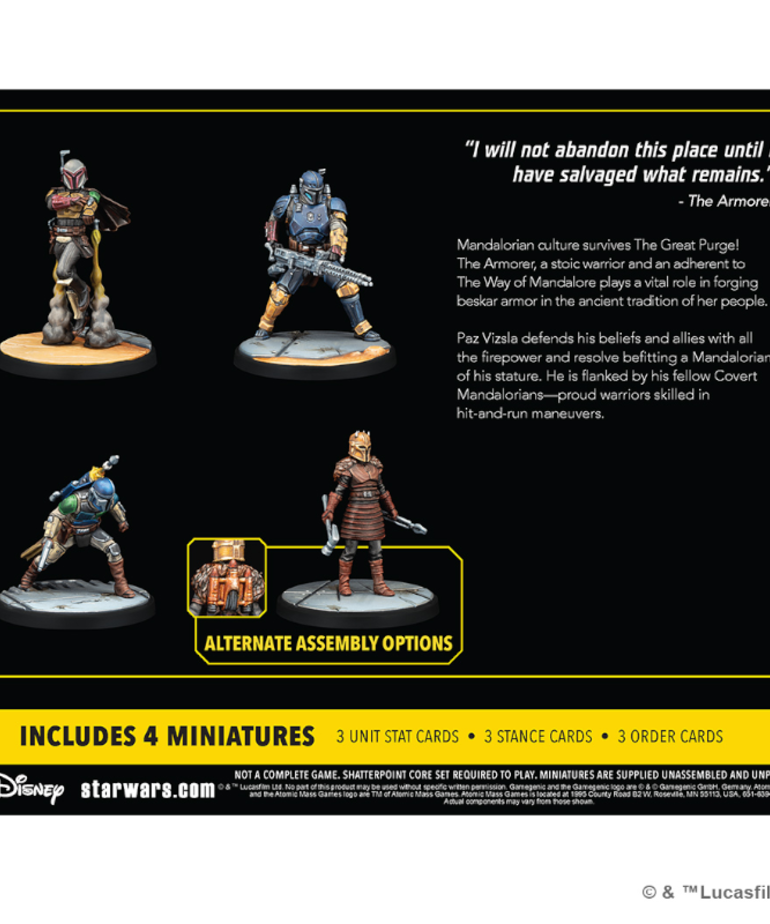 Atomic Mass Games - AMG Star Wars: Shatterpoint - This is the Way - The Armorer Squad Pack