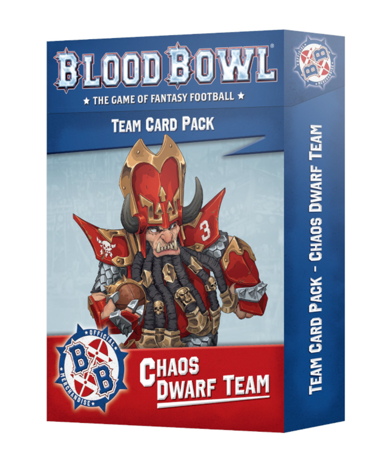 Games Workshop - GAW Blood Bowl - Chaos Dwarf Cards