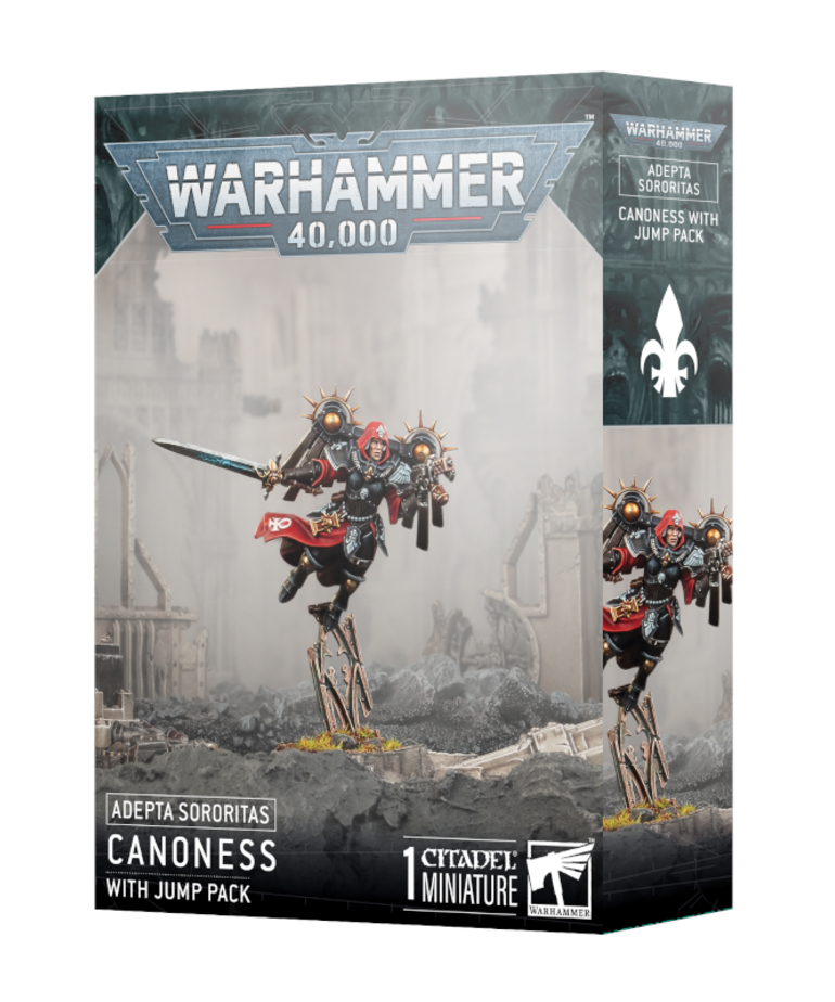 Games Workshop - GAW Warhammer 40K - Adepta Sororitas - Canoness with Jump Pack