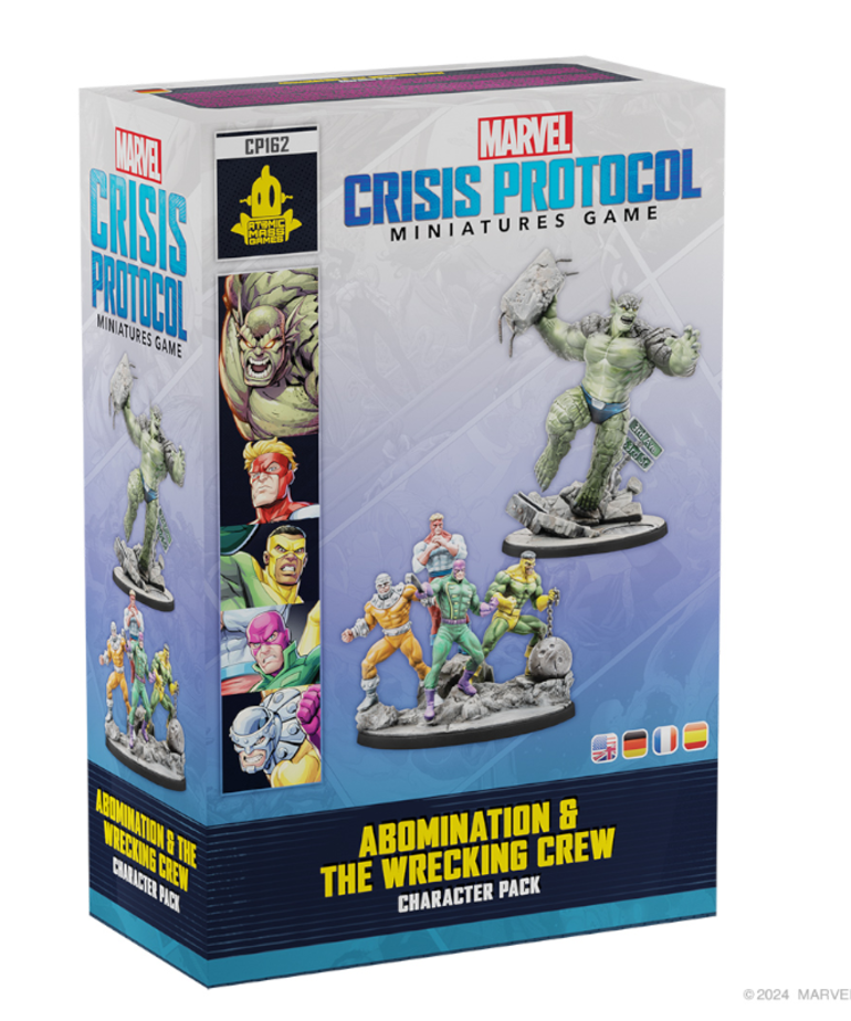 Atomic Mass Games - AMG Marvel: Crisis Protocol - Abomination & Wrecking Crew Character Pack
