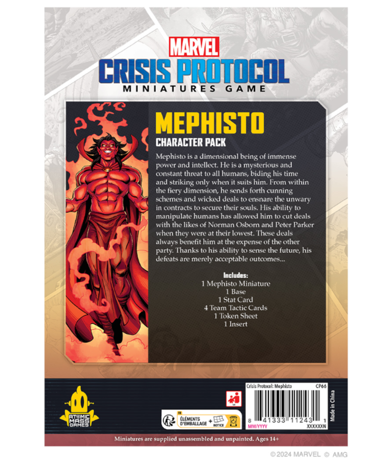 Atomic Mass Games - AMG Marvel: Crisis Protocol - Mephisto Character Pack