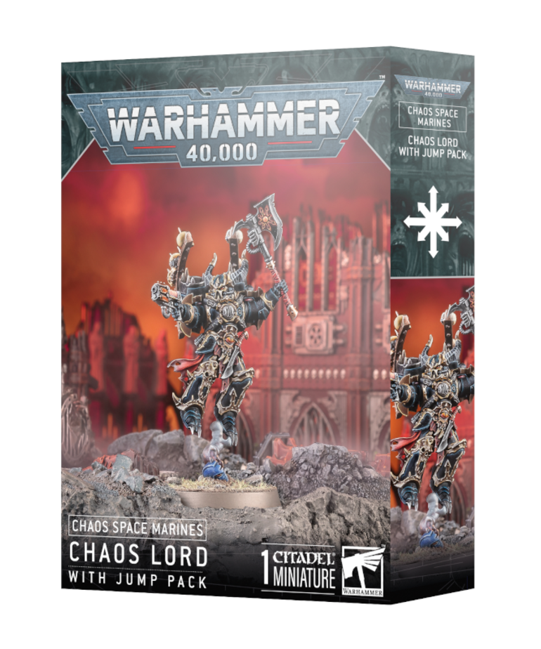 Games Workshop - GAW Warhammer 40K - Chaos Space Marines - Lord with Jump Pack