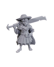 WizKids - WZK Pathfinder - Deep Cuts Unpainted Miniatures - Wave 23 - Female Halfling Magus (Low Level)