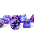 Chessex - CHX Chessex - 7-Set Mega Hedrals - Nebula Nocturnal w/ Blue Luminary