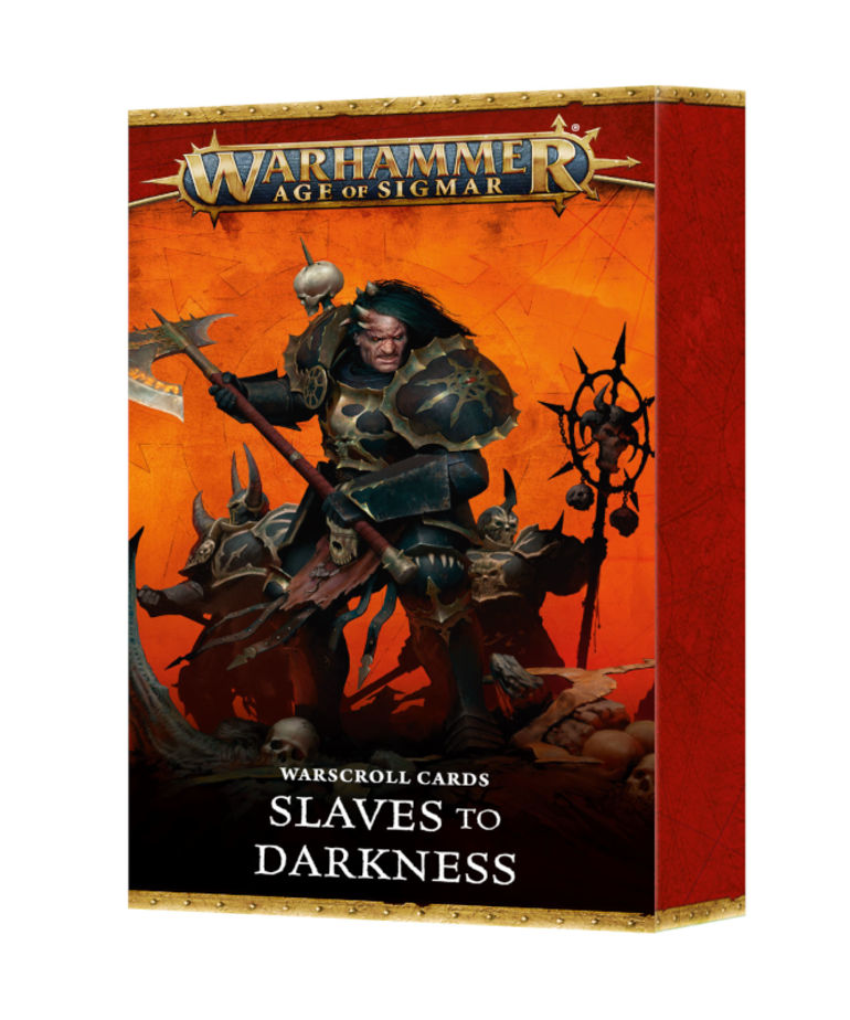 Games Workshop - GAW Warhammer: Age of Sigmar - Slaves to Darkness Warscroll Cards