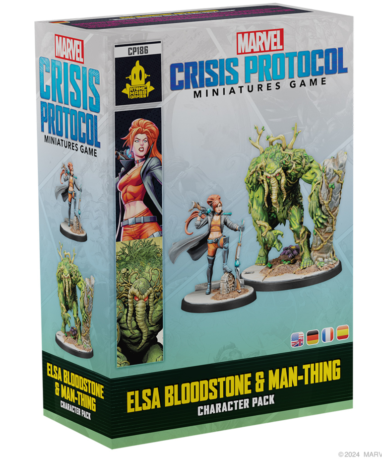 Atomic Mass Games - AMG Marvel: Crisis Protocol - Elsa Bloodstone & Man-Thing