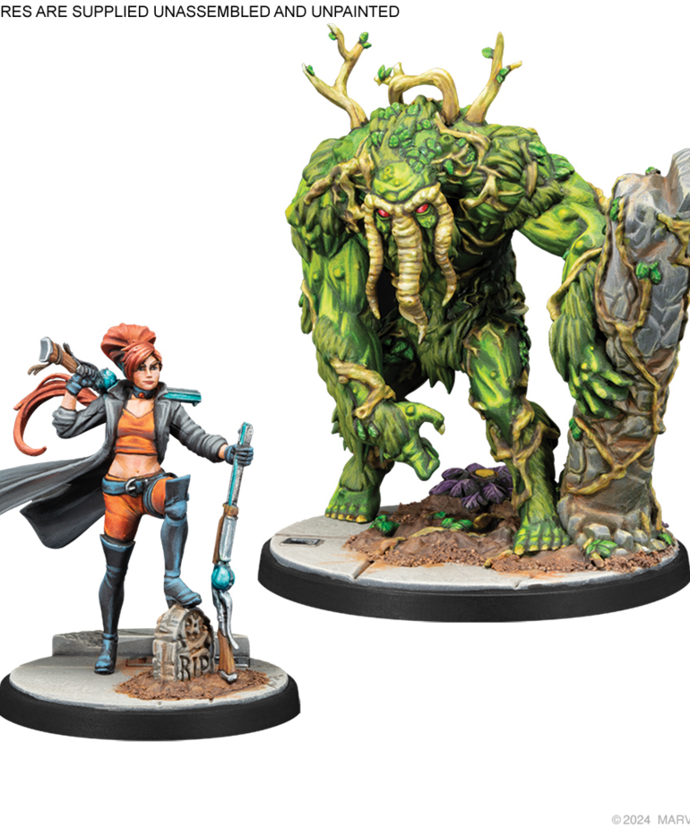 Atomic Mass Games - AMG Marvel: Crisis Protocol - Elsa Bloodstone & Man-Thing