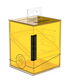 Ultimate Guard - UGD 100+ Boulder Deck Box - Clear Amber