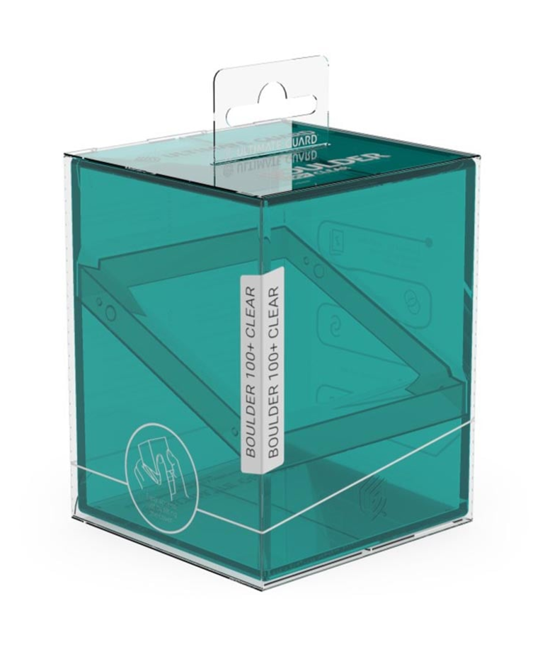 Ultimate Guard - UGD Ultimate Guard - 100+ Boulder Deck Box - Clear Malachite