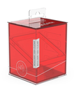 Ultimate Guard - UGD Ultimate Guard - 100+ Boulder Deck Box - Clear Ruby