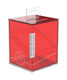 Ultimate Guard - UGD 100+ Boulder Deck Box - Clear Ruby