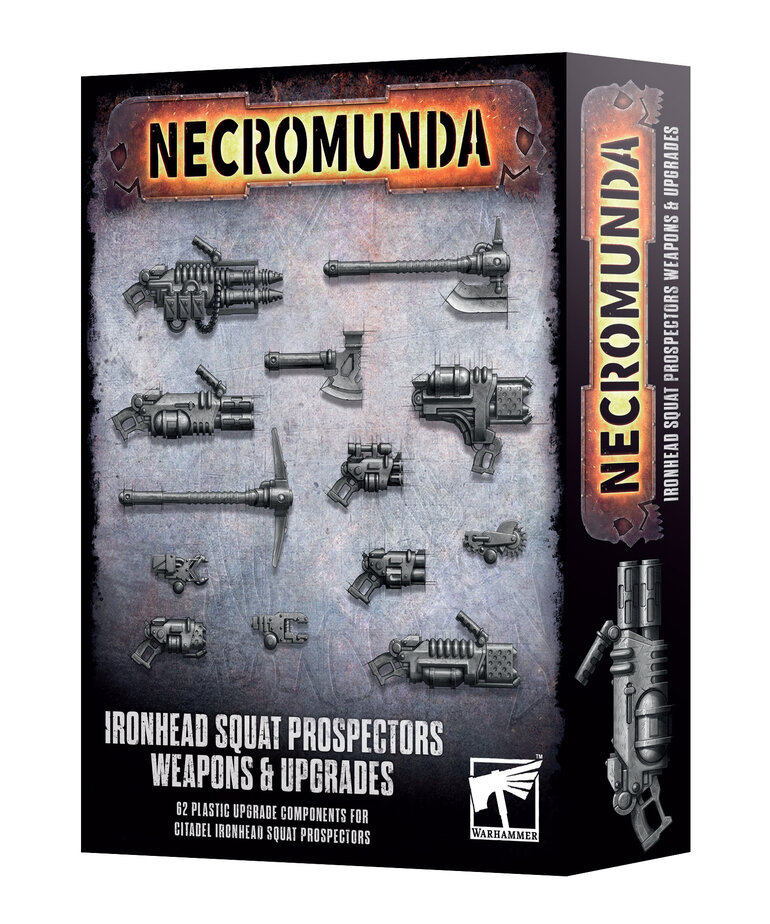 Games Workshop - GAW Necromunda - Squat Prospectors Weapons & Upgrades