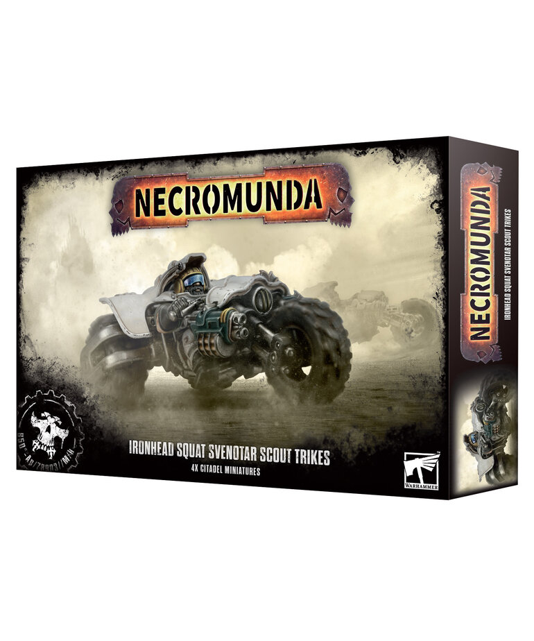 Games Workshop - GAW Necromunda - Ironhead Squat Svenotar Scout Trikes