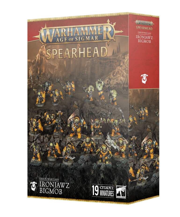 Games Workshop - GAW Warhammer: Age of Sigmar - Spearhead: Orruk Warclans - Ironjawz Bigmob