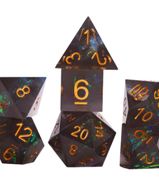 Sirius Dice - SDZ Polyhedral 7-Die Set - Sharp-edged - Night Fairy