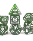 Sirius Dice - SDZ Sirius Dice - Polyhedral 7-Die Set - D&D Adventure Dice - Cleric (Green)