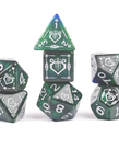 Sirius Dice - SDZ Sirius Dice - Polyhedral 7-Die Set - D&D Adventure Dice - Bard (Blue)