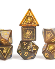 Sirius Dice - SDZ Sirius Dice - Polyhedral 7-Die Set - D&D Adventure Dice - Monk (Blue/Gold)