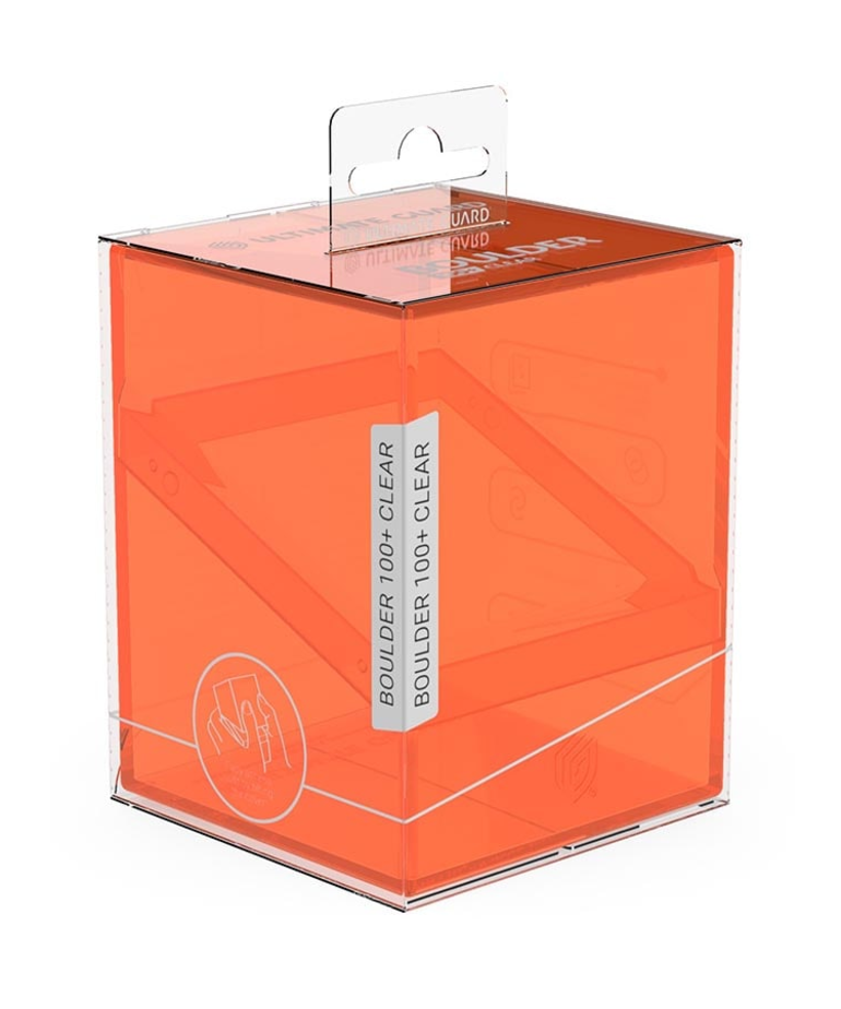 Ultimate Guard - UGD Ultimate Guard - 100+ Boulder Deck Box - Clear Poppy Topaz