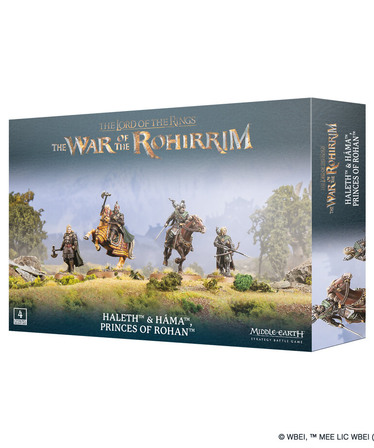 Games Workshop - GAW Middle-Earth: War of the Rohirrim - Haleth & Hama Princes of Rohan