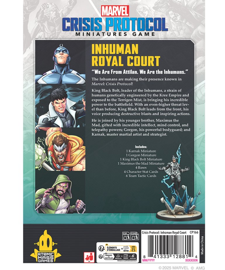 Atomic Mass Games - AMG Marvel: Crisis Protocol - Inhuman Royal Court Character Pack