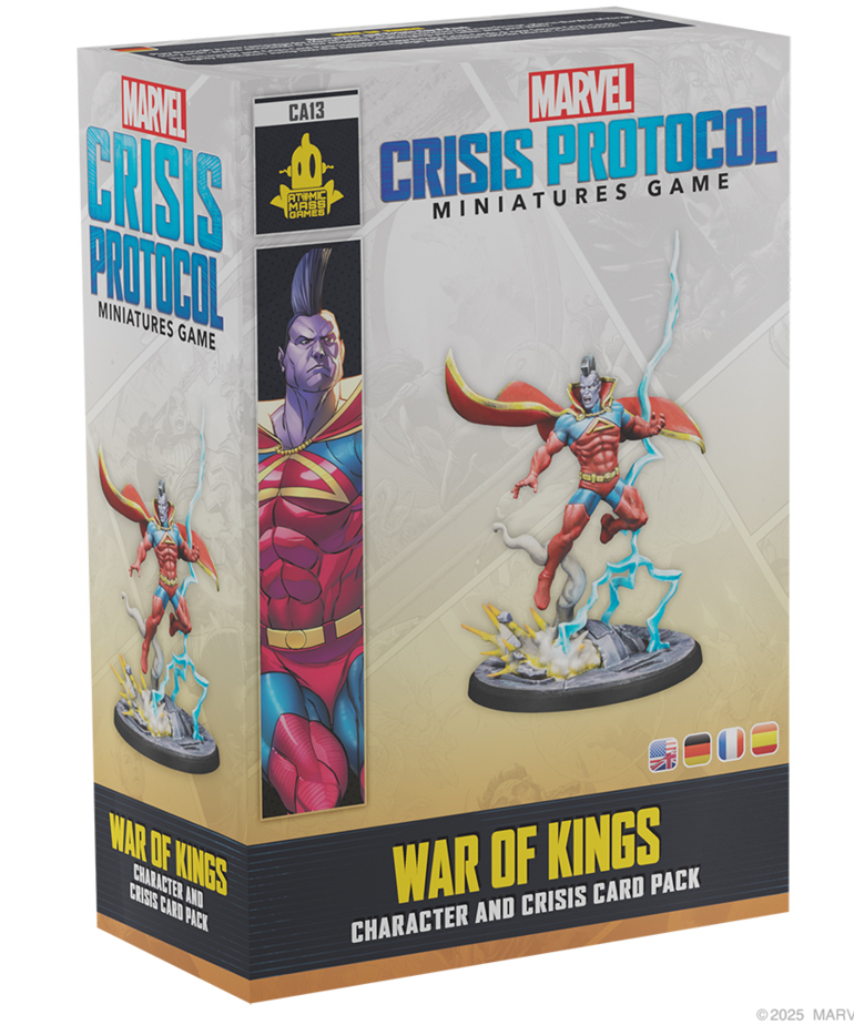 Atomic Mass Games - AMG Marvel: Crisis Protocol - War of Kings Character & Crisis Card Pack