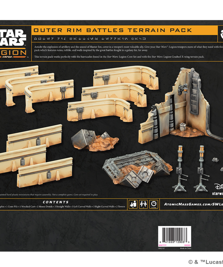 Atomic Mass Games - AMG Star Wars: Legion - Outer Rim Battles Terrain Pack