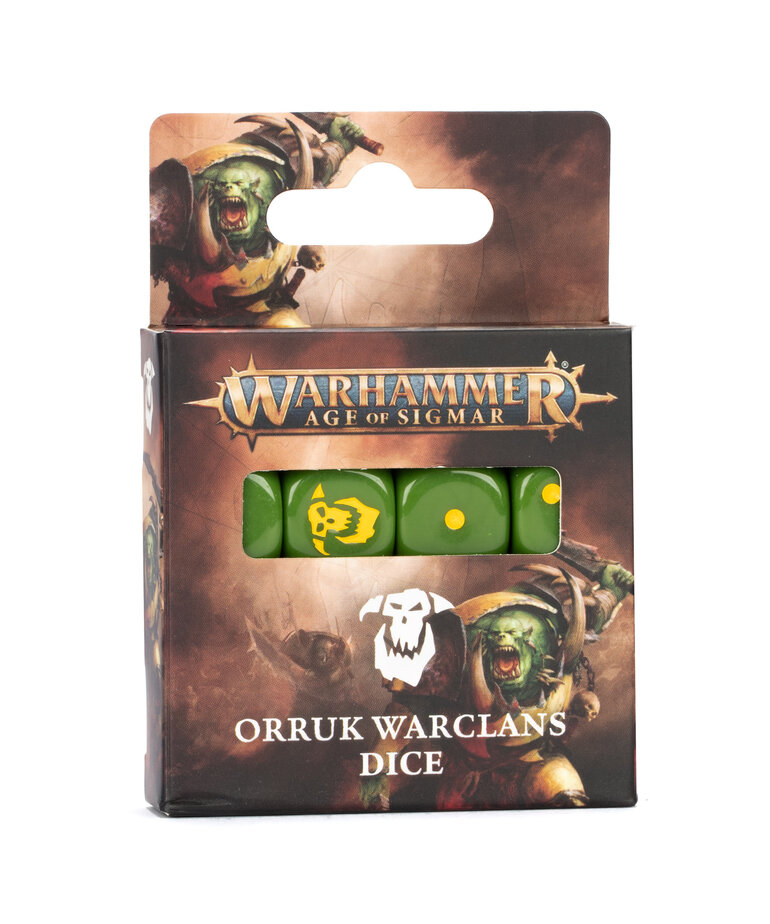 Games Workshop - GAW Warhammer: Age of Sigmar - Orruk Warclans Dice