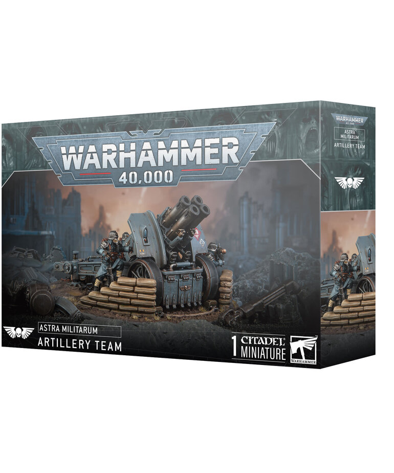 Games Workshop - GAW Warhammer 40K - Astra Militarum - Krieg Artillery Team